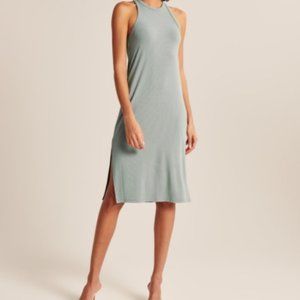 Abercrombie Knit Scuba Dress (Tan Color)